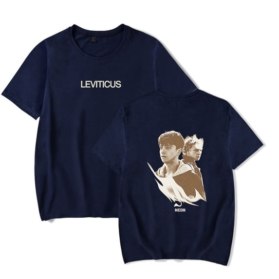 LEVITICUS FIRE T-Shirt Round Neck Short Sleeved Shirt Fashion Printed Top