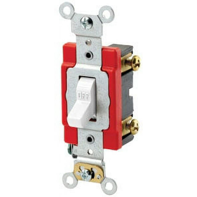 Leviton 12222W DoublePole Toggle Switch, White