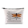 thumbnail image 1 of LEVLO Outlander Fans Cosmetic Make up Bag Outlander Inspired Gifts  You Are Braver Stronger Smarter Than You Think Makeup Zipper Pouch Bag For Women Girls, 1 of 4