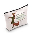 thumbnail image 1 of LEVLO Robin Fox Cosmetic Make Up Bag Robin Fans Gift Oo-De-Lally Oo-De-Lally Golly What a Day Makeup Zipper Pouch Bag For Women Girls, 1 of 6