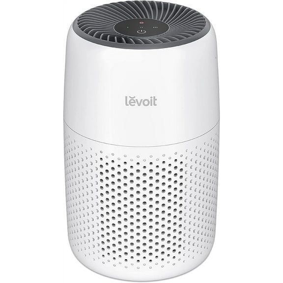 Levoit Core Mini-P 255 Sq Ft 3-Stage Filter Air Purifier with Aromatherapy for Bedroom and Office, White
