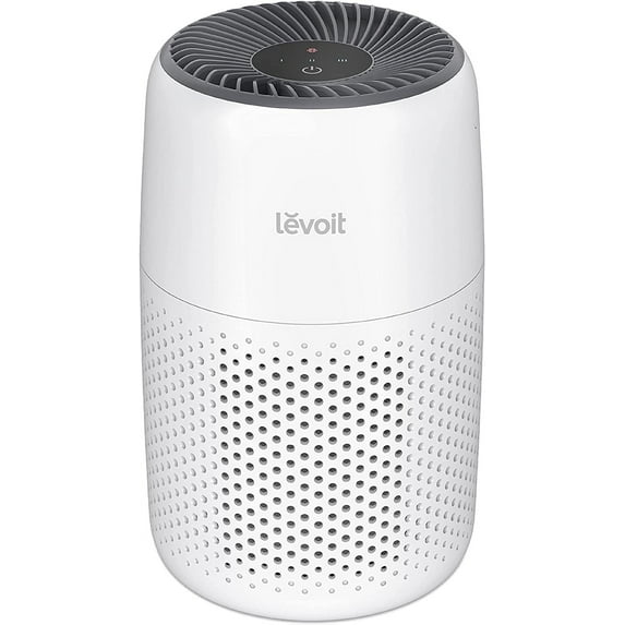 Levoit Core Mini-P 255 Sq Ft 3-Stage Filter Air Purifier with Aromatherapy for Bedroom and Office, White