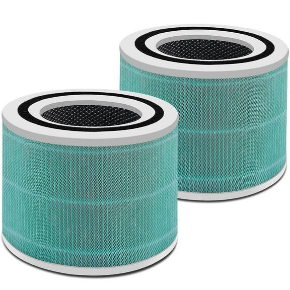 Tablenco 2-pack Replacement Filter for Levoit Core 300/300S Air Purifier | 3-in-1 True HEPA Activated Carbon | MERV 12 | Pet Care