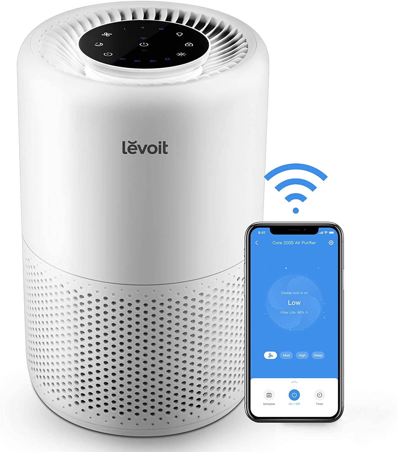 Levoit Smart WiFi Air Purifier for Home, Alexa Enabled H13 True HEPA Filter