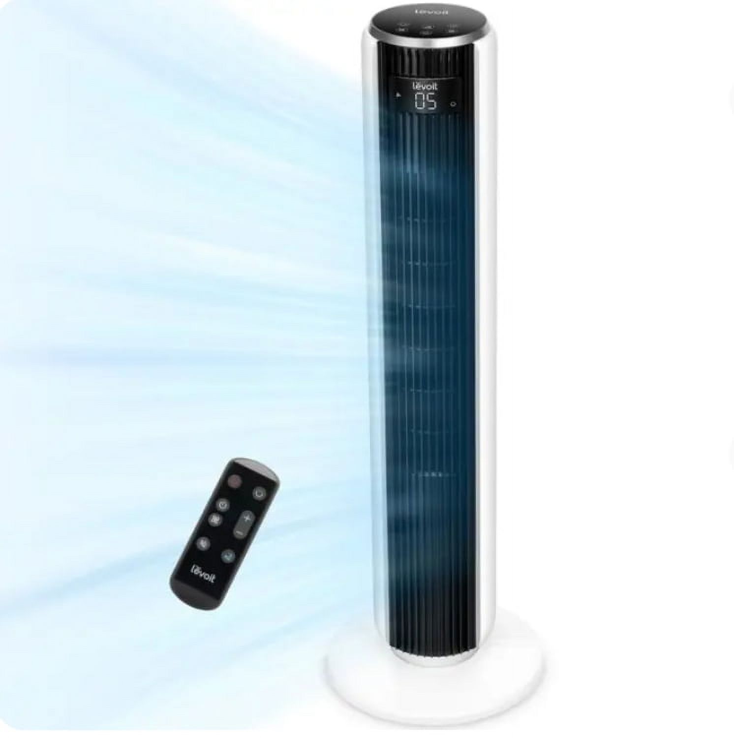 LEVOIT Tower Fan for Bedroom, 25ft/s Velocity 28dB Cooling Fan