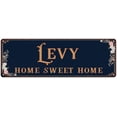 thumbnail image 1 of LEVY Home Sweet Home Victorian Look 8x24 Metal Sign 108240046136, 1 of 1