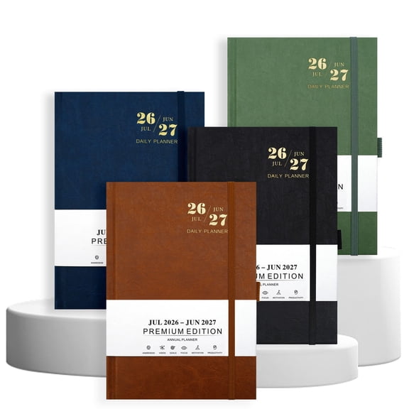 LEWEEN 2026-2027 Planner, Weekly and Monthly Planner for Middle Or High School, Graduation and Back-to-School Gifts, Flexible Cover, A5 Daily Planner, 192 Sheets/384 Pages(Blue 1pc)