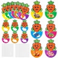 thumbnail image 1 of LEWEEN Carrot Greeting Cards Candy Bags 6.5x4.1 Inch, Easter Party Souvenirs School Classroom Gift Exchange, Festive Home Decorations Supplies, 1 of 5