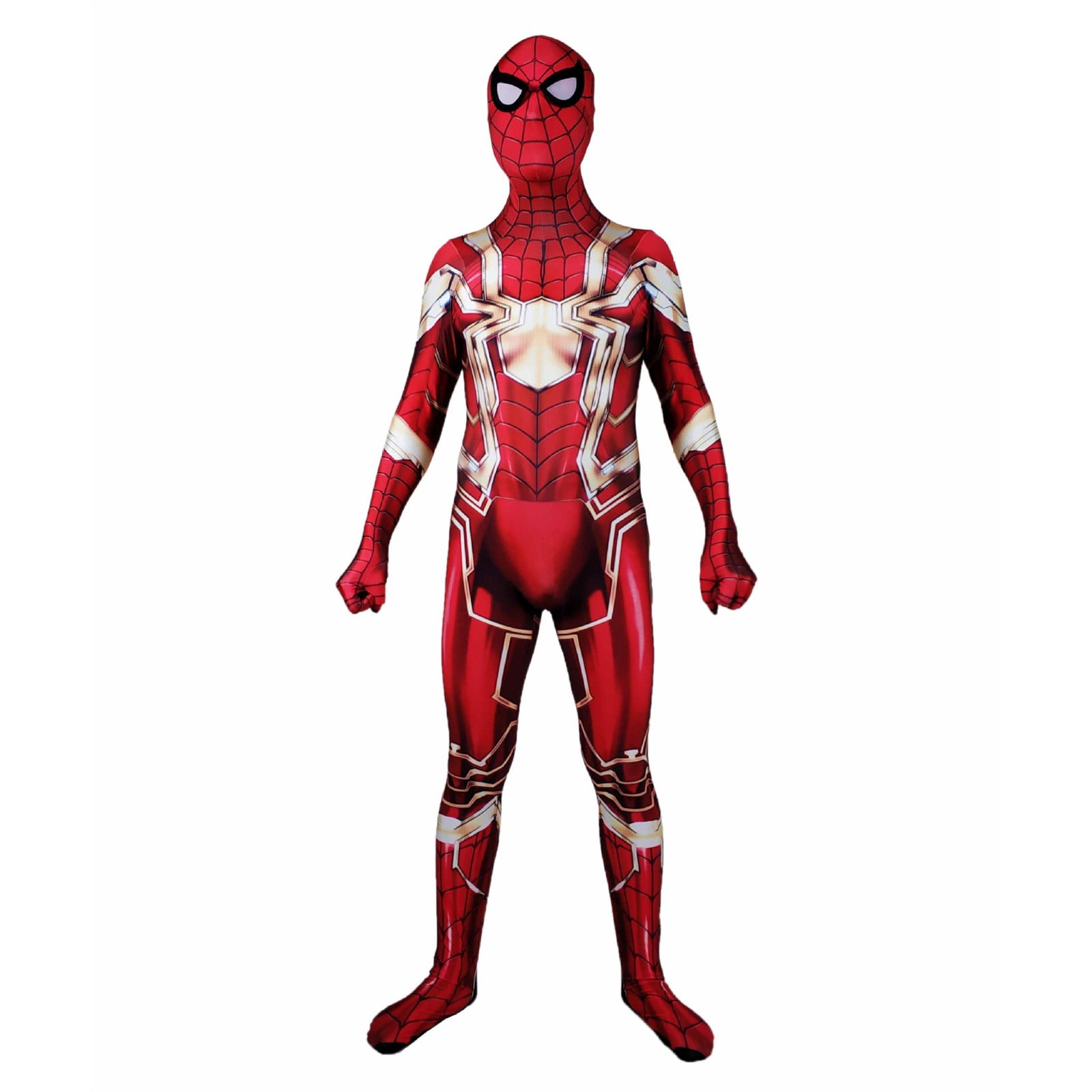 Boys Red Spider Hero Costume - Classic Superhero Dress-Up Suit 2-5Y
