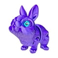 thumbnail image 1 of LEWEEN Purple 3D Printed Easter Bunny Movable Joint Toy, Stress-relieving Sensory Finger Toy Easter Gift, Desktop Decor Ornament For Home Party Kids, 1 of 6