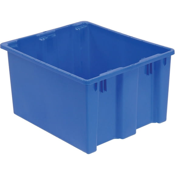 LEWISBins Polyethylene Container SN2420-13, 24"L x 20"W x 13"H, Blue, Lot of 5