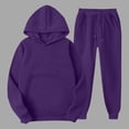 thumbnail image 1 of LEWKW Women's 2 Piece Tracksuit Sets Long Sleeve Pullover Hoodie & Drawstring Joggers Sweatsuits Casual Athletic Running Sporty Active Matching Outfits, 1 of 7