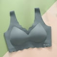 thumbnail image 1 of LEWKW Womens Seamless Bra Wavy Edge Soft Wireless Bra Breathable Sleep Comfort Bra Invisible Support Everyday Back Smoothing No Underwire Style, 1 of 3