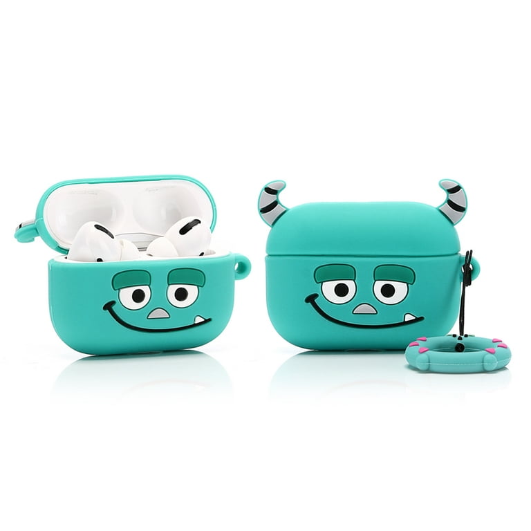 LEWOTE Airpods Pro Silicone Case Compatible with Apple Airpods Pro Funny  Cute 3D Anime Cover[DSN Cartoon Simple Series](Sully) 