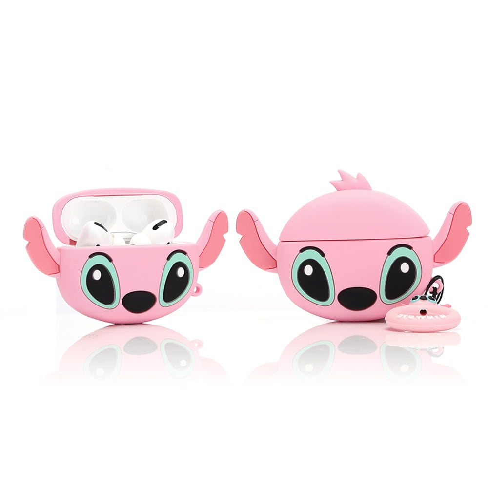 LEWOTE Airpods Pro Silicone Case Compatible with Apple Airpods Pro Funny  Cute 3D Anime Cover[DSN Cartoon Simple Series](Piglet) 