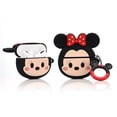 thumbnail image 1 of LEWOTE Airpods Pro Silicone Case Compatible with Apple Airpods Pro Funny Cute Anime CoverDSN 3D Cartoon Avatar Series(Minne Face), 1 of 4