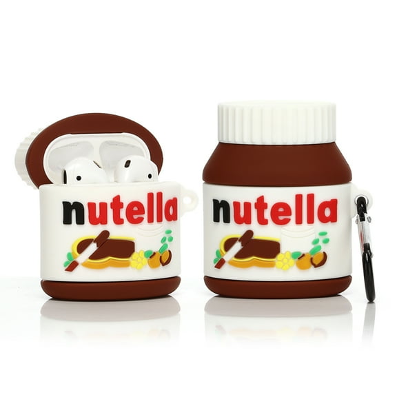 LEWOTE Airpods Silicone Case Compatible with Apple Airpods 1&2 Funny Cute 3D Cartoon Anime Cover[Canned Beverage Series](Chocolate Sauce)