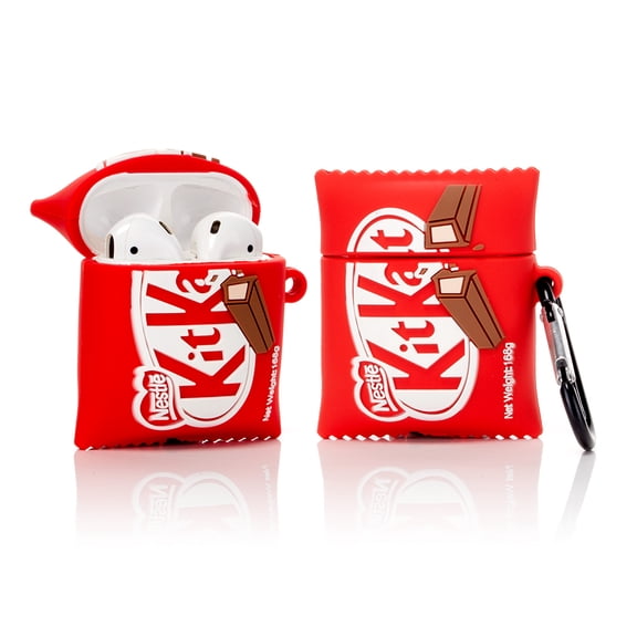 LEWOTE Apple 3D Cartoon Shockproof Earbud Case, Kitkat