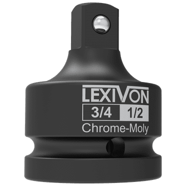 LEXIVON 3/4-Inch Impact Socket Adapter, 3/4" Female x 1/2" Male Reducer | Chrome-Molybdenum alloy steel = Fully Impact Rated (LX-402)