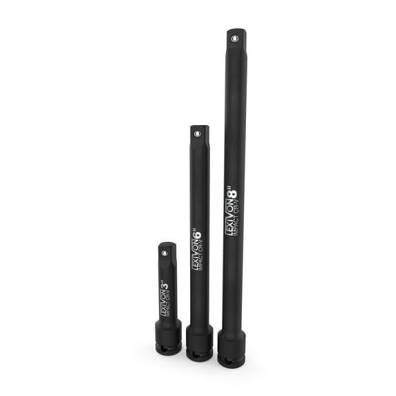 LEXIVON Impact Driver Extension Bar Set, 3/8" Drive