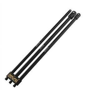 LEXIVON Impact Grade Socket Adapter Set, 12" Extension Bit With Holder | 3-Piece 1/4", 3/8", and 1/2" Drive, Adapt Your Power Drill To High Torque Impact Wrench (LX-103)