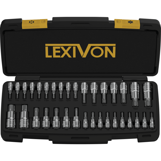 LEXIVON Master TORX Bit Socket Set, Premium S2 Alloy Steel Complete
