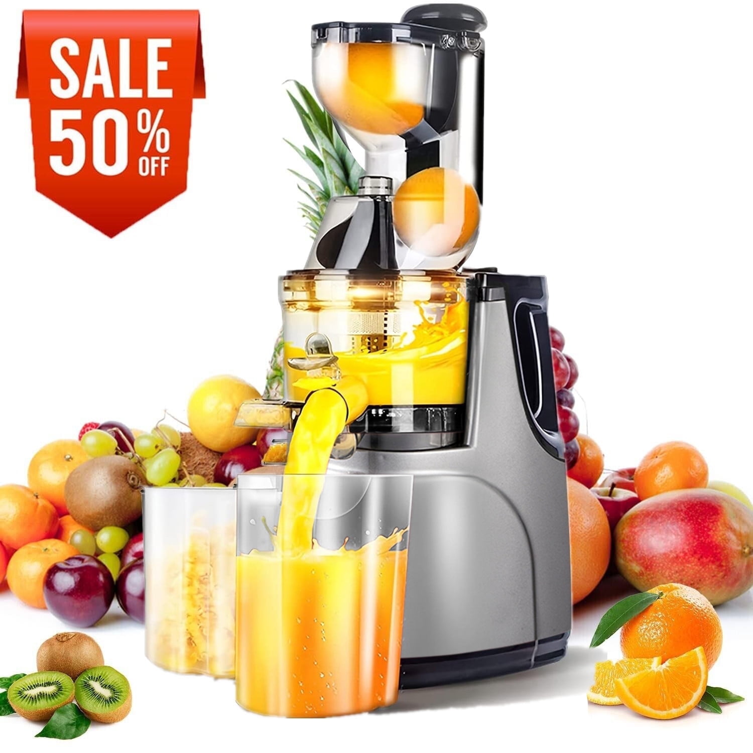 LEXKUYI 300W Cold Press Juicer Machine Slow Masticating LEXKUYI 300W Cold Press Juicer Machine Slow Masticating