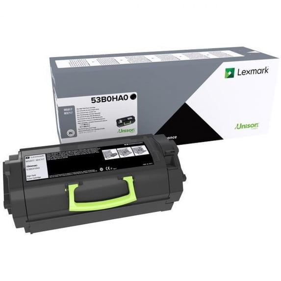 LEXMARK 53B0HA0 TONER CARTRIDGE FOR USE IN MS817,MX717 ESTIMATED YIELD 25K