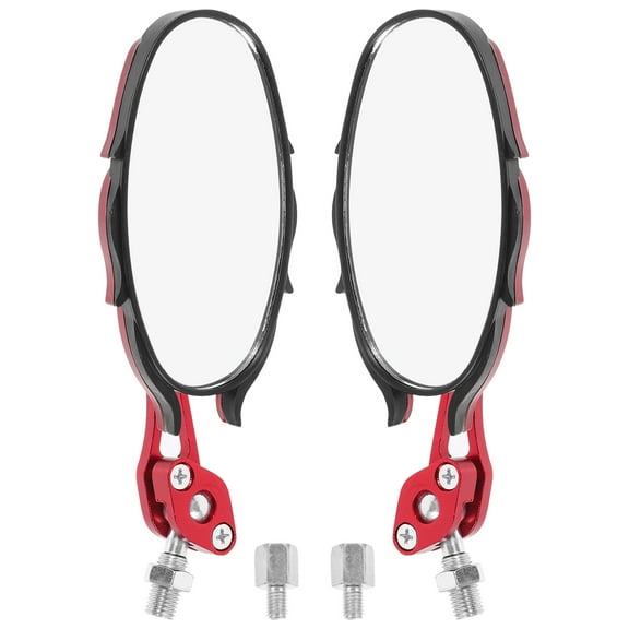LEXSOMEO 1 Pair Motorcycle Side Mirrors Rear View Mirrors Motorcycle Mirrors Motorcycle Scooter Rearview Mirrors