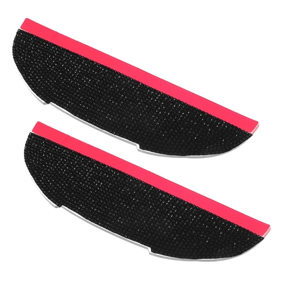 HEMOTON Rhinestone Car Side Mirror Guard with Rain for Most Cars Black 1 Pair