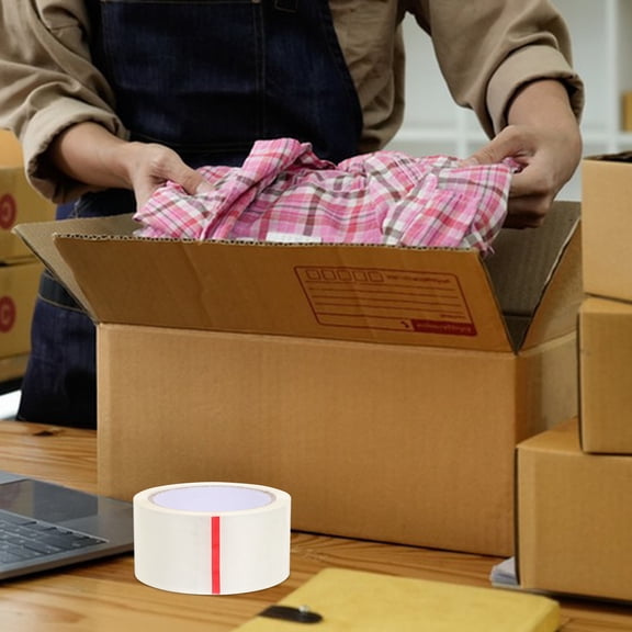 RENACLIPY Renaclipy Clear PVC Sealing Tape for Wrapping Heavy Duty Use