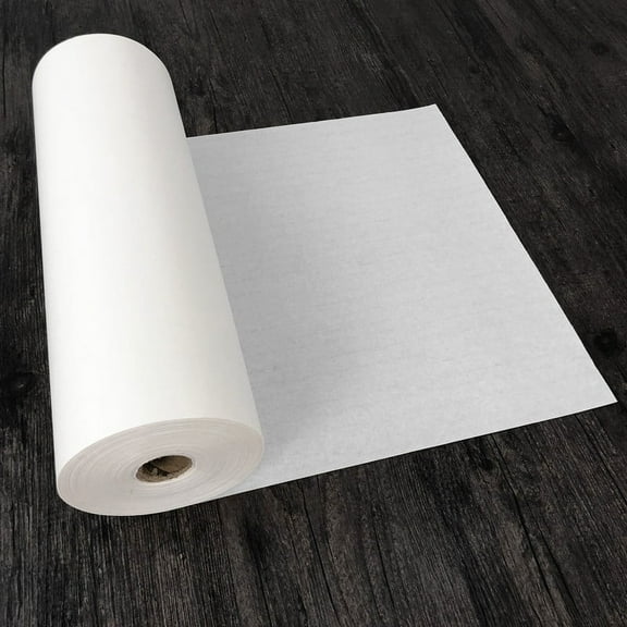 LEXSOMEO 1 Roll Thick Calligraphy Paper Roll Chinese Calligraphy Paper Kids Large Drawing Paper Roll White Poster Paper Painting Craft Paper Roll for Easel (35cmx100m)