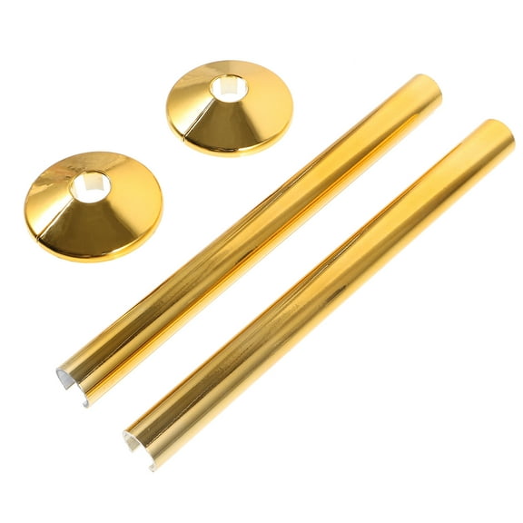 RENACLIPY Golden PVC Radiator Pipe Cover Set - Decorative and Easy to Install Home Pipe