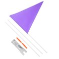 thumbnail image 1 of RENACLIPY 1Set Bicycle Safety Flag with Sturdy Purple Pole for Bike Accessories, 1 of 5