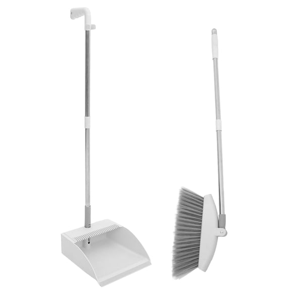 COOPHYA Broom Dustpan Set for Household with Long Handle 1Set