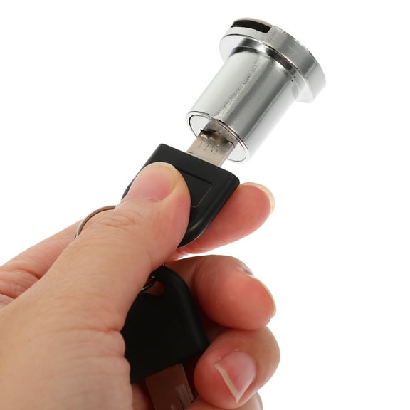 LEXSOMEO 1 Set of Drawer Lock Desk Locks For Drawers With Key glass Cabinet Door Lock Set Secure Your Display Cases Security Display