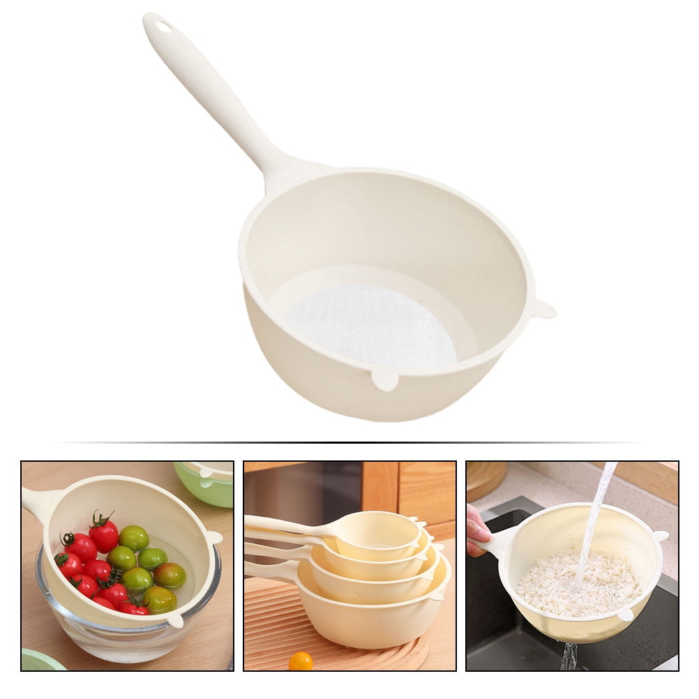 RENACLIPY Rice Washing Tool Plastic Rice Strainer with Versatile Design ...