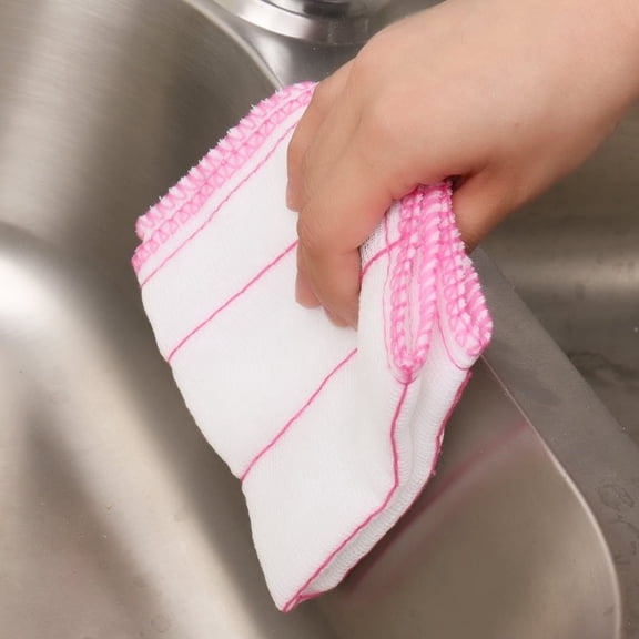 LEXSOMEO 10 Pcs Kitchen Dish Towels Reusable Cleaning Cloths Kitchen Hand Towels Drying Dish Towels Dish Rag Kitchen Washcloth Cleaning Cloths