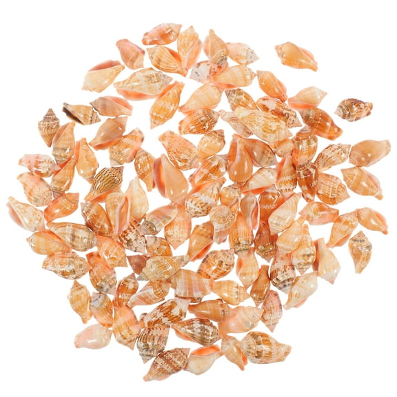 RENACLIPY Natural Conch Shells Assorted Colors 100pcs for Crafts, Home Decor, Beach Wedding, Aquarium Decoration