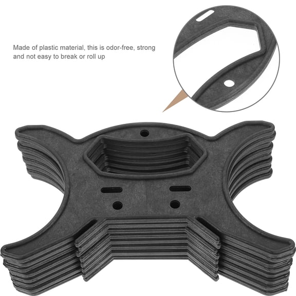 LEXSOMEO 10pcs All Purposes Light Cable Holders Light Cord Organizers Cable Manager