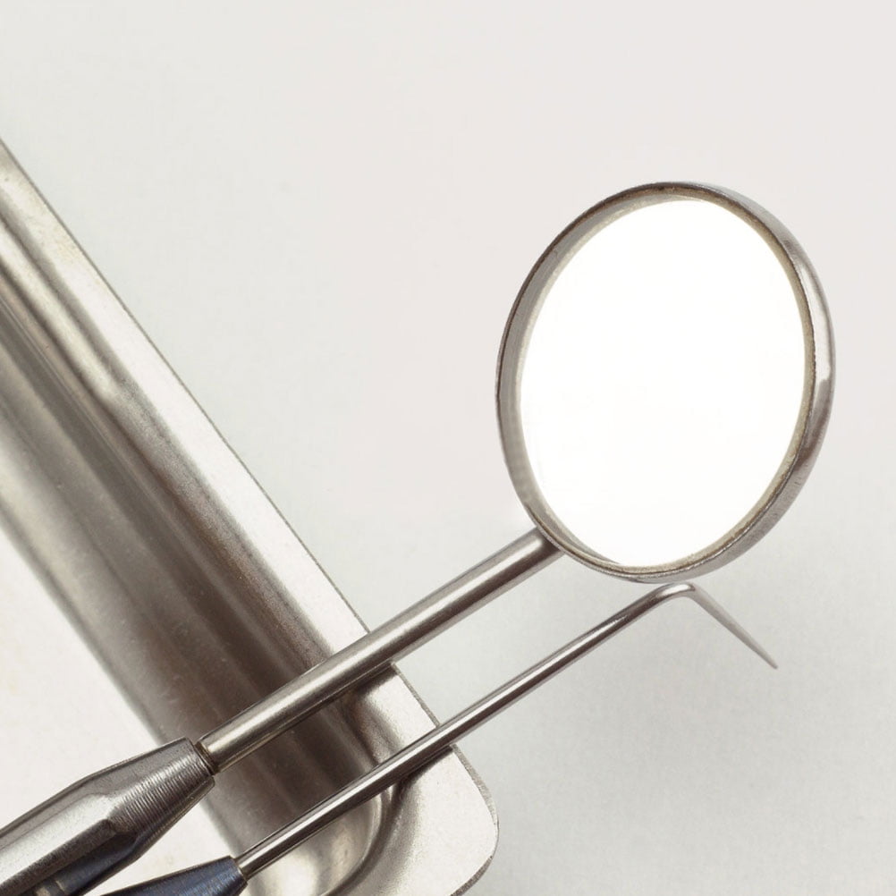 LEXSOMEO 10pcs Dental Mirrors Portable Inspection Mirrors Observation Teeth Mirrors Oral Clinic Supply