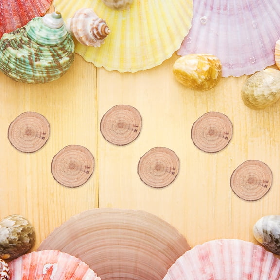 RENACLIPY Unfinished Wood Slices for Crafts, Lightweight Pine, Assorted Colors, 120Pcs