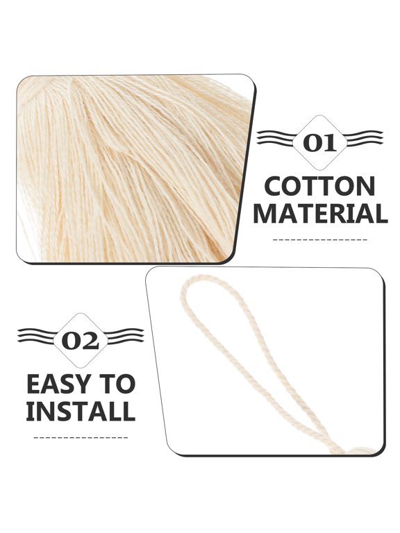 LEXSOMEO 15pcs Mini Tiny Craft Tassels Handmade Soft Keychain Tassels with Hanging for DIY Craft Projects Bookmarks Decorations