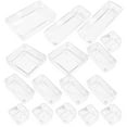 thumbnail image 1 of RENACLIPY Clear Drawer Organizers Transparent Plastic for Makeup and Bathroom 16Pcs, 1 of 6