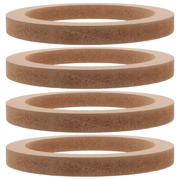 COOPHYA Speaker Spacer Rings Car Door Speaker Spacers Easy Installation 2 Pairs Khaki Mdf