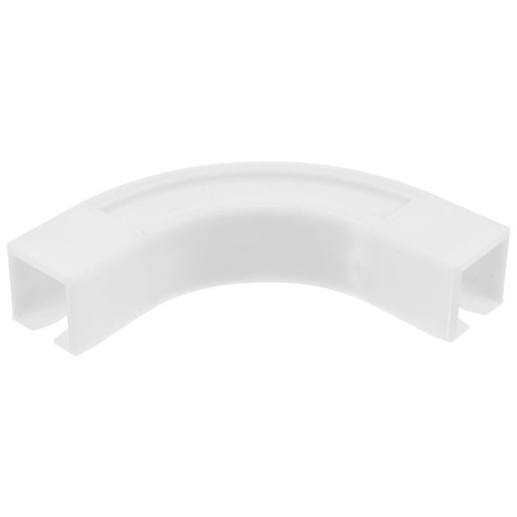 LEXSOMEO 2 Pcs Corner Connector 90 Degree For Ceiling Curtain Track Aluminum Curtain Track Special Accessories Flexible Ceiling Curtain Track Room Divider Curtain Rod