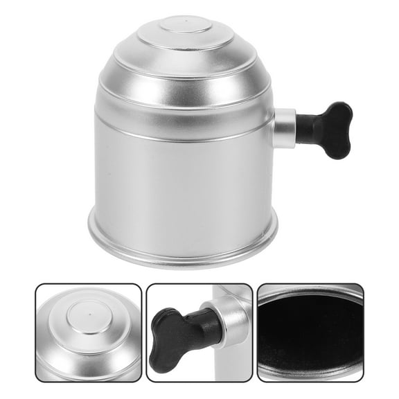 RENACLIPY Automotive Exterior Accessories Towing Hitch Ball Cover Silver Reusable Plastic 2Pcs