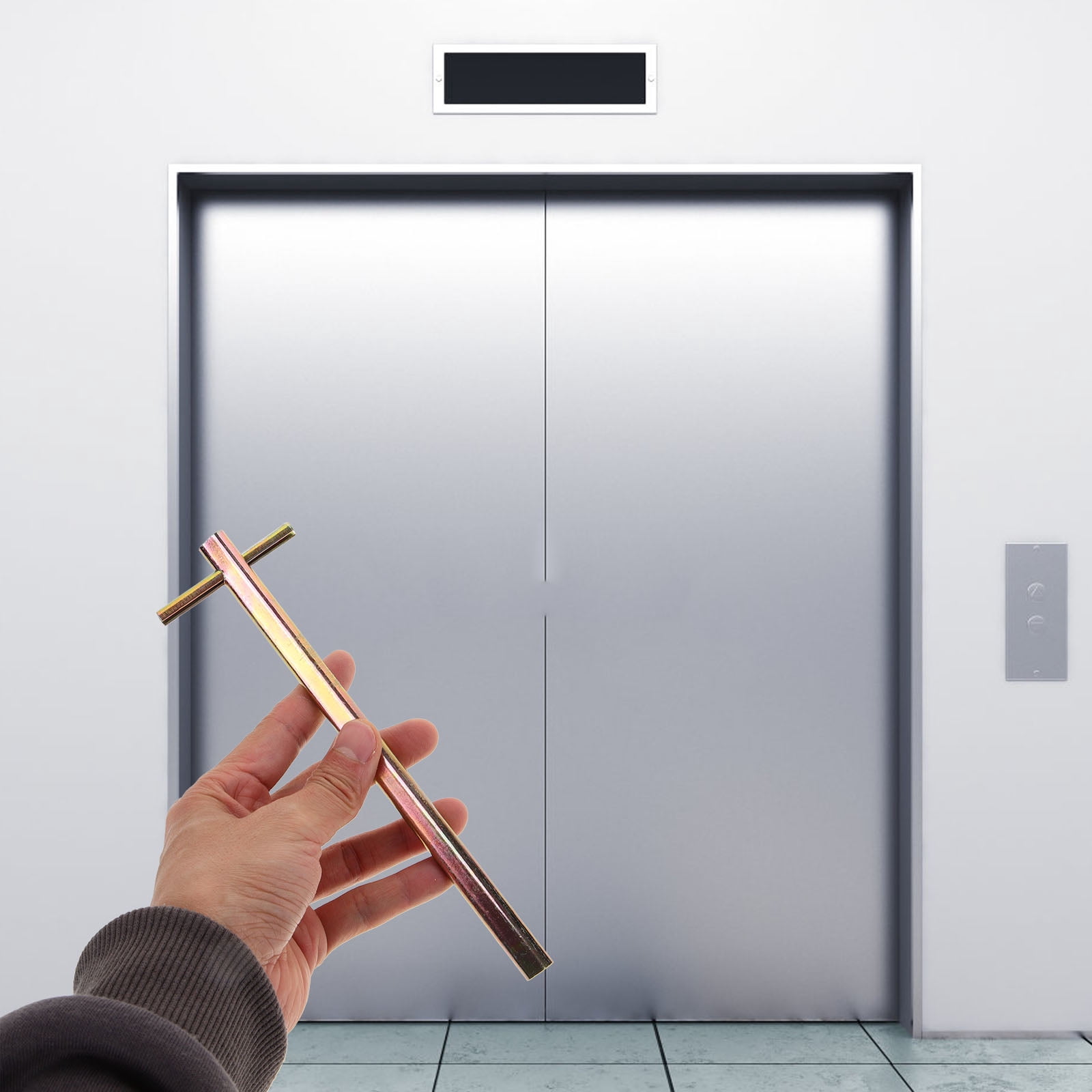 Emergency Elevator Door Key Emergency - 3/8 Inch Carbon Steel Elevator ...