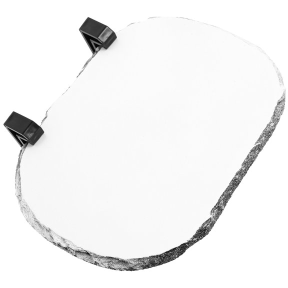 RENACLIPY Sublimation Photo Frame White Natural Stone Clear Heat Transfer Decoration for Home Office