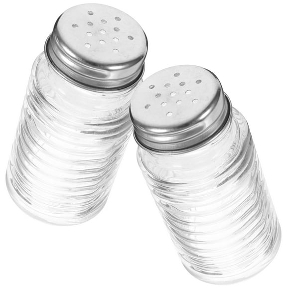 LEXSOMEO 2 pcs Small Pepper Shaker Kitchen Pepper Shaker Glass Pepper Shaker Spice Dispenser